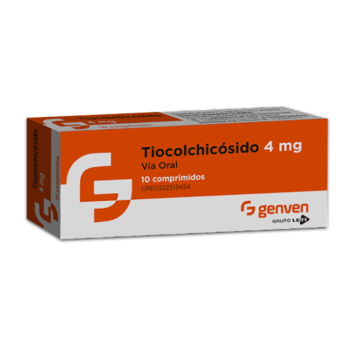 TIOCOLCHICOSIDO 4MG TAB X 10 (GENVEN)